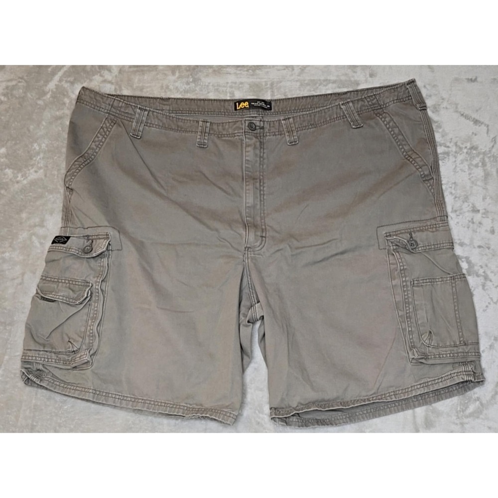 Lee Shorts Men's 52 Gray Cargo Gorpcore Functional Shorts Flap‎ Pockets Outdoors